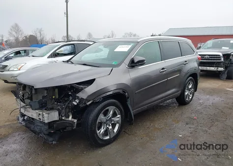 2019 Toyota Highlander Limited Platinum from USA, damaged, VIN 5TDDZRFH3KS985189